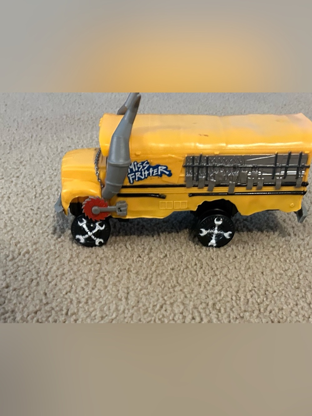 Disney Yellow 'Miss Frighter' Monster Truck Toy